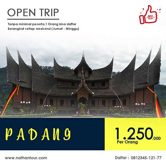Open Trip padang dari jakarta bus pariwisata 5d4n 2023 - nathan tour holidays