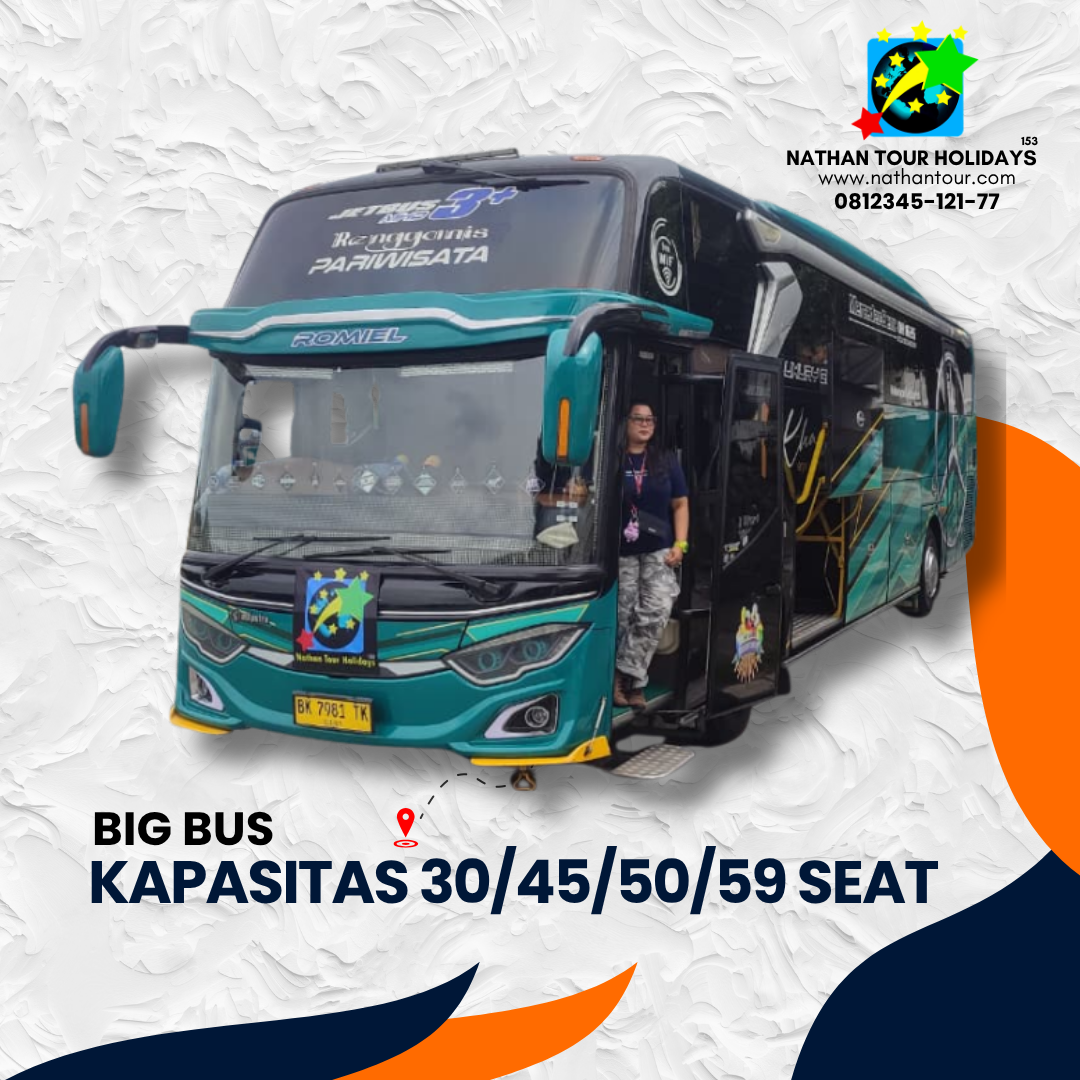 sewa transportasi big bus 30 45 50 59 seat pariwisata jakarta nathan tour holidays 081234512177 (4)