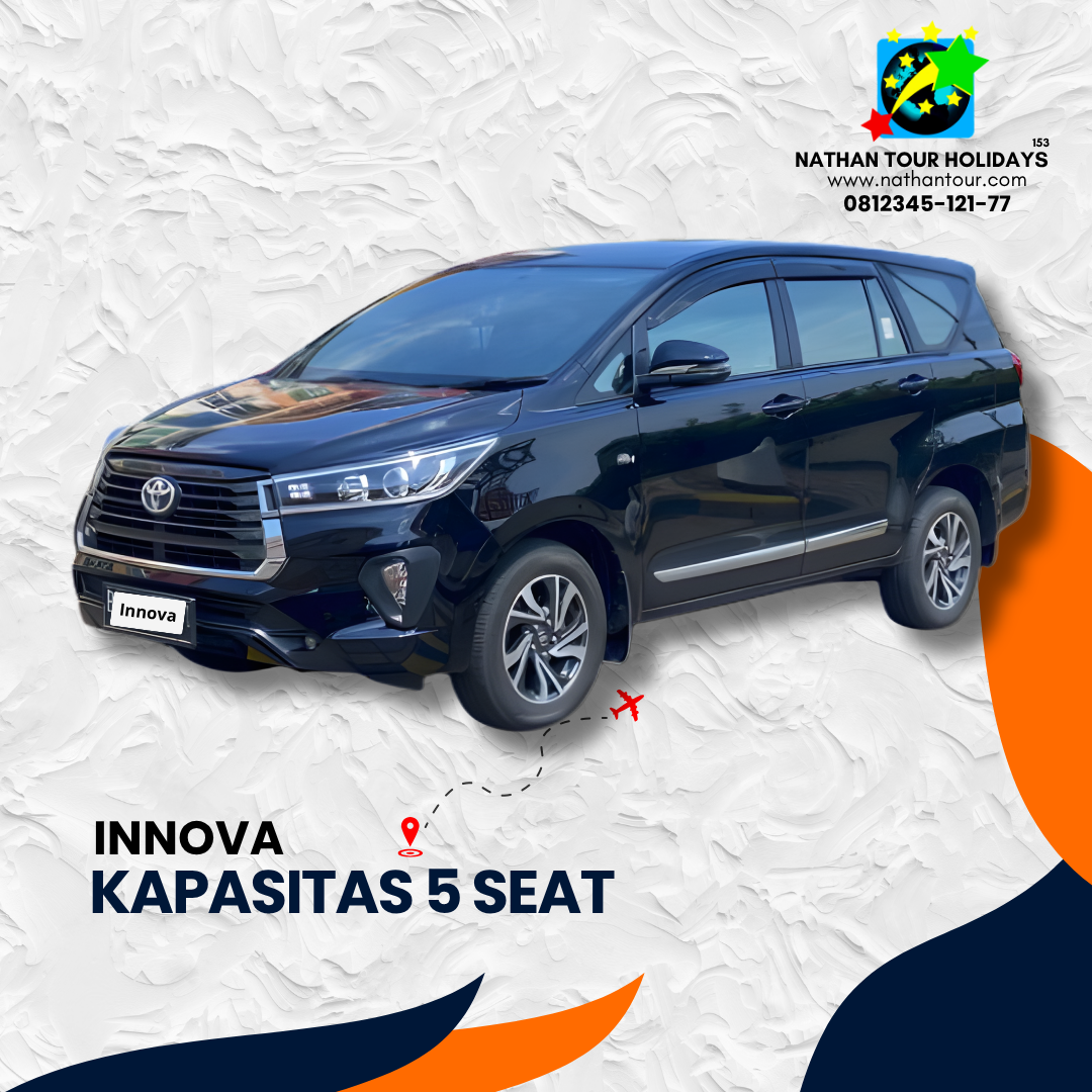 sewa transportasi innova reborn 5 seat pariwisata jakarta nathan tour holidays 081234512177