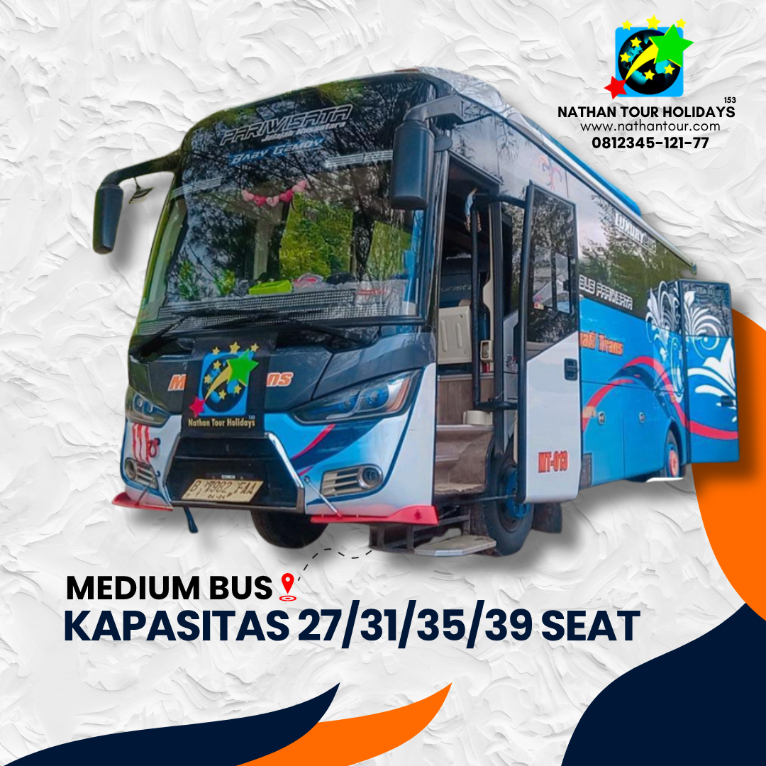 sewa transportasi medium bus 27 31 33 35 39 seat pariwisata jakarta nathan tour holidays 081234512177 (5)